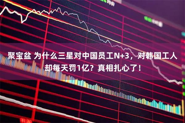 聚宝盆 为什么三星对中国员工N+3，对韩国工人却每天罚1亿？真相扎心了！